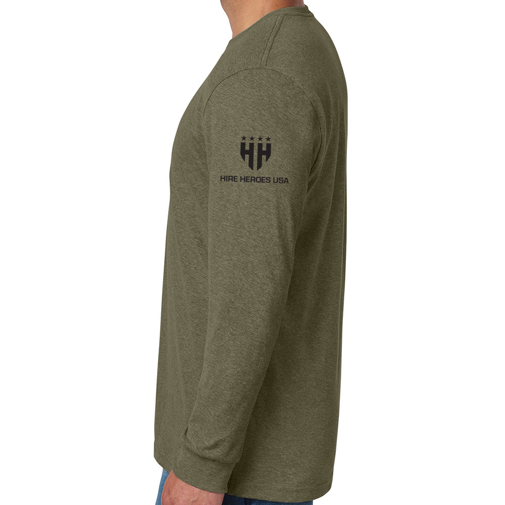 Carquest HH Military L/S Tee Military Green