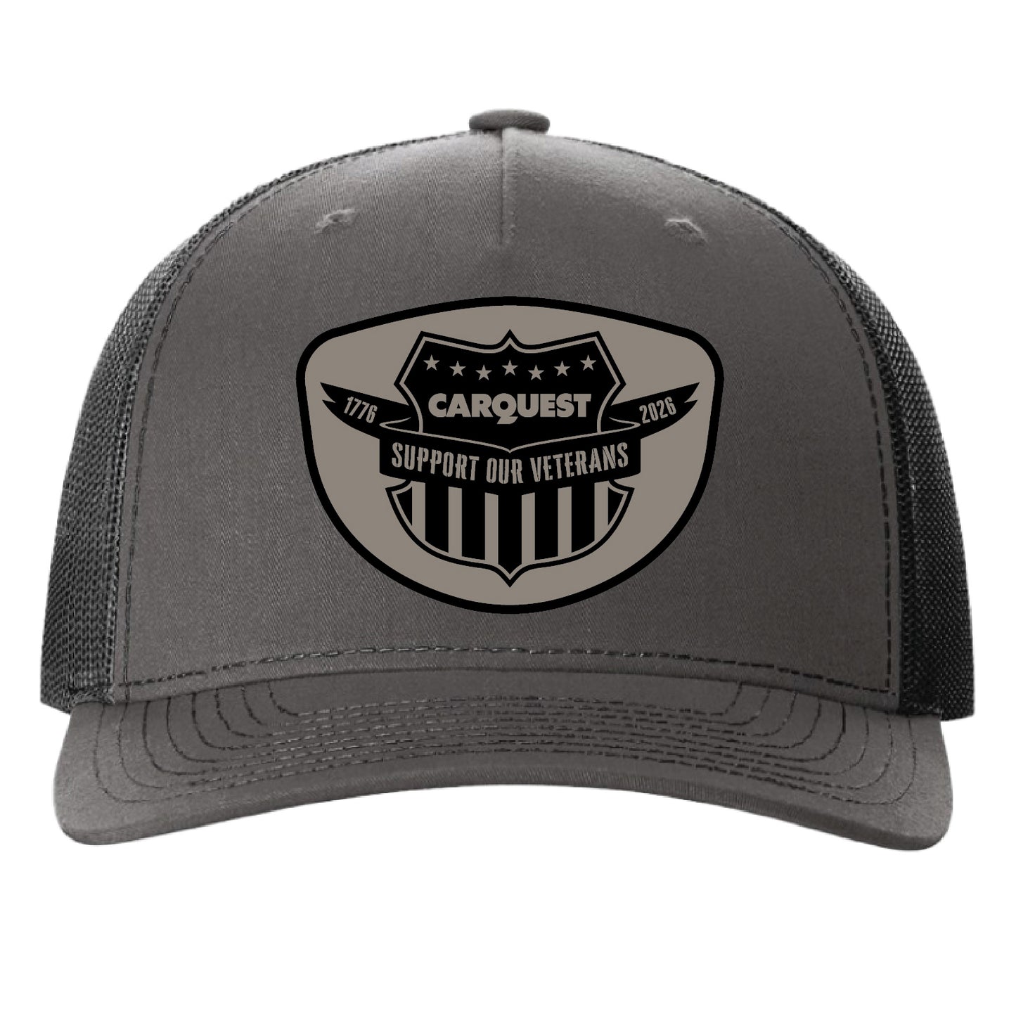 Carquest Military Patch Hat Charcoal/Black Five Panel