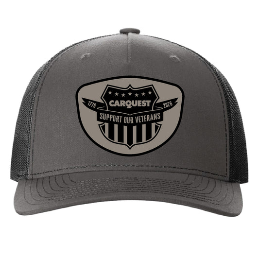 Carquest Military Patch Hat Charcoal/Black Five Panel